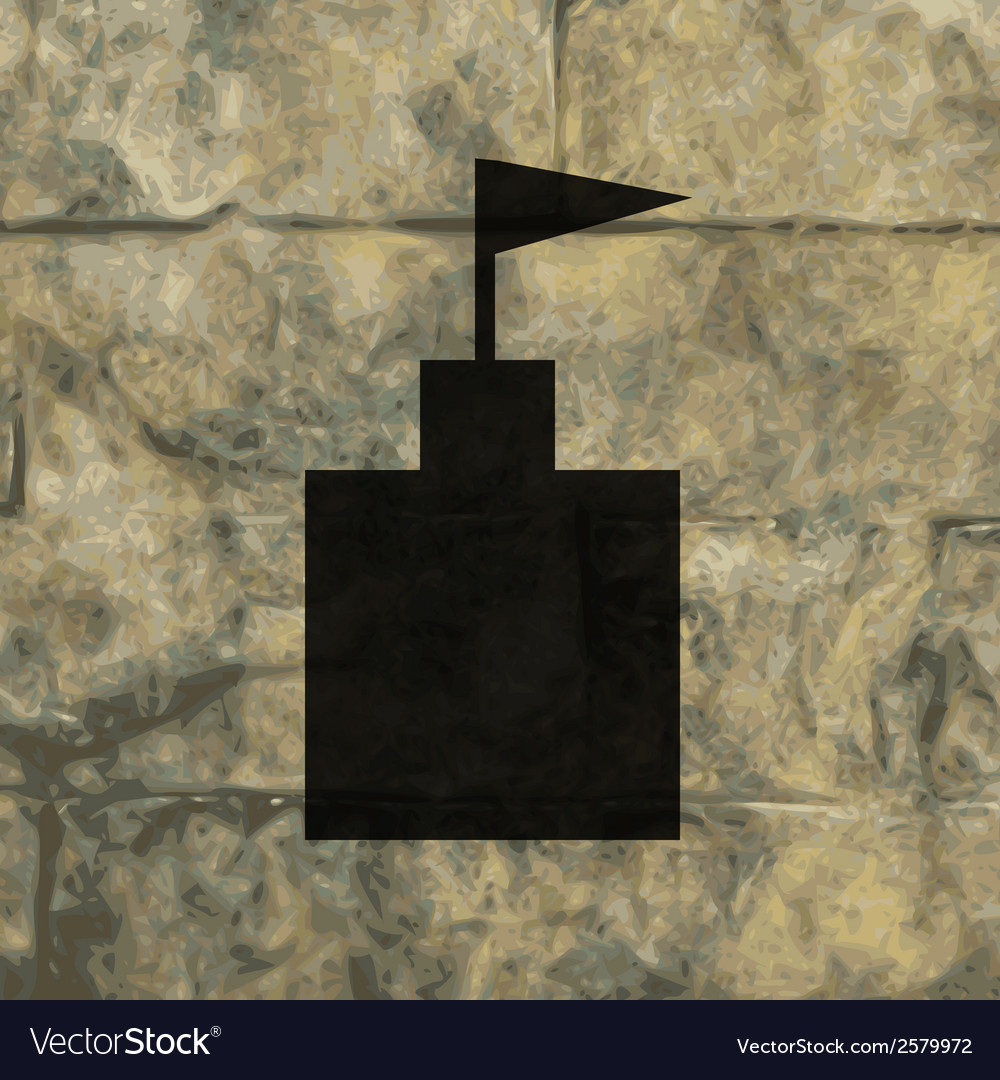 Tower flat modern web button and space for your