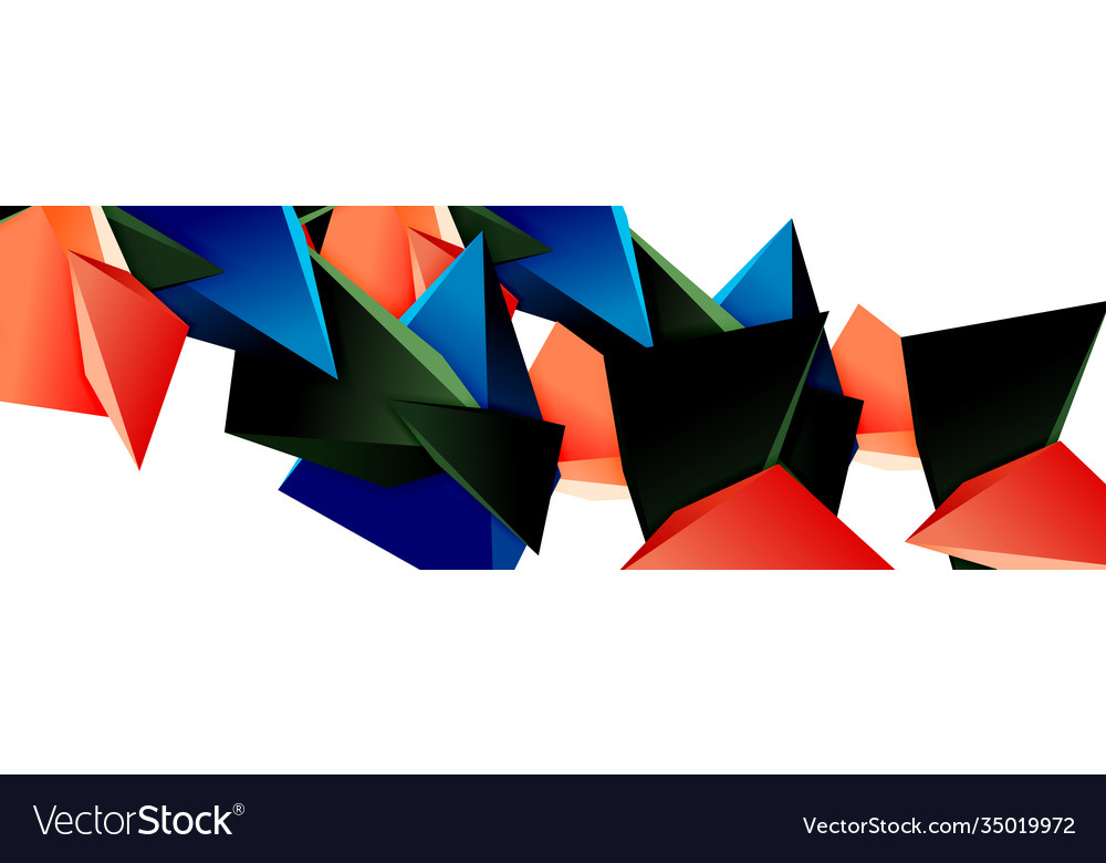 Dreieck Mosaik abstrakt Hintergrund 3d dreieckig