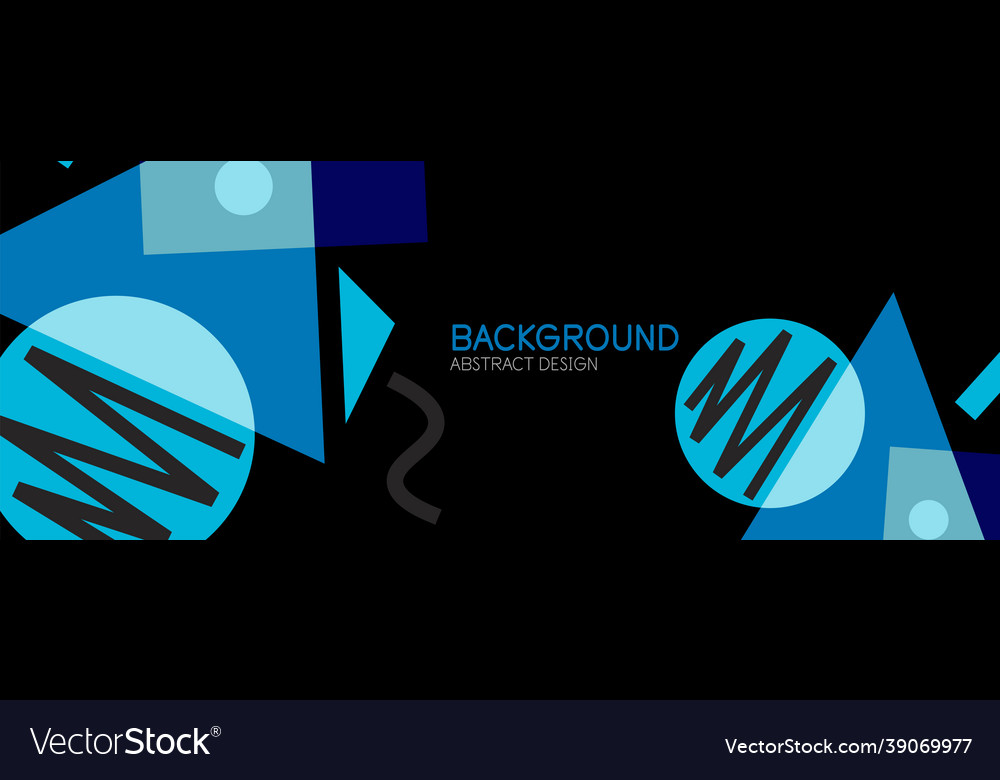 Abstract background blocks lines triangles vector image Abstract background blocks lines triangles