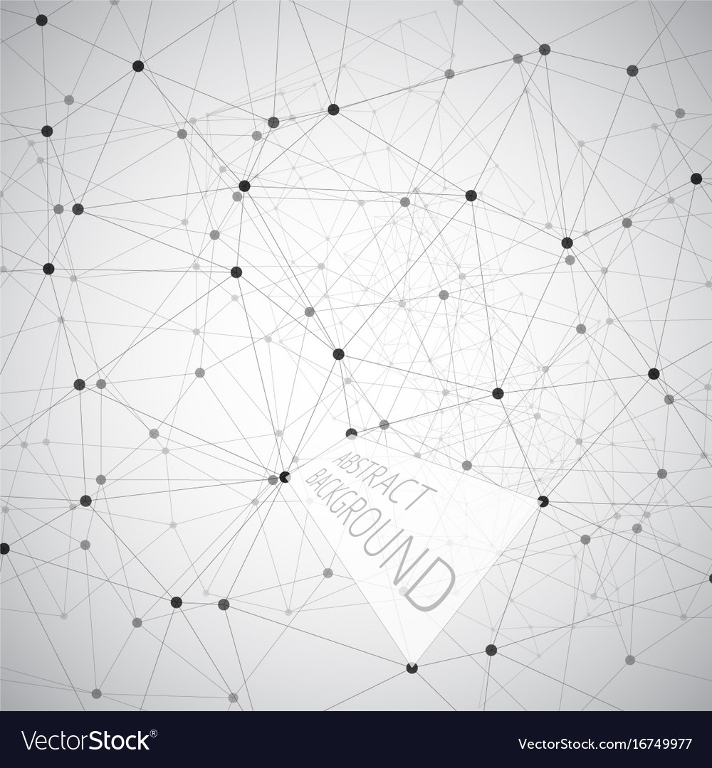 Abstract background made from points and lines