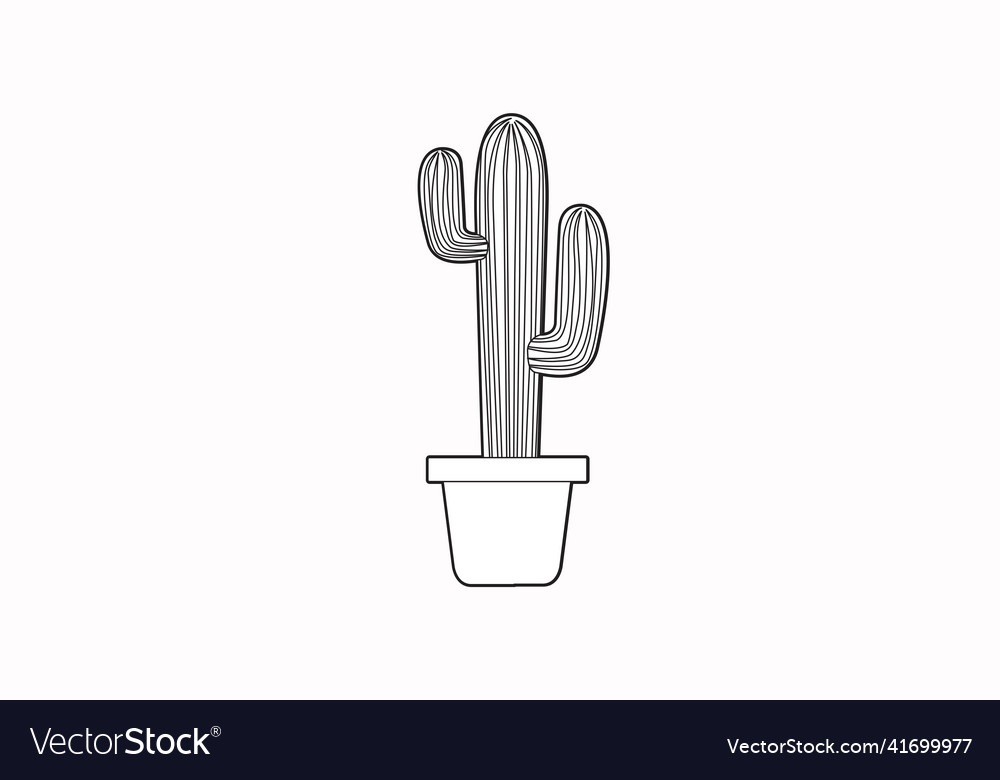 Cactus Royalty Free Vector Image - VectorStock