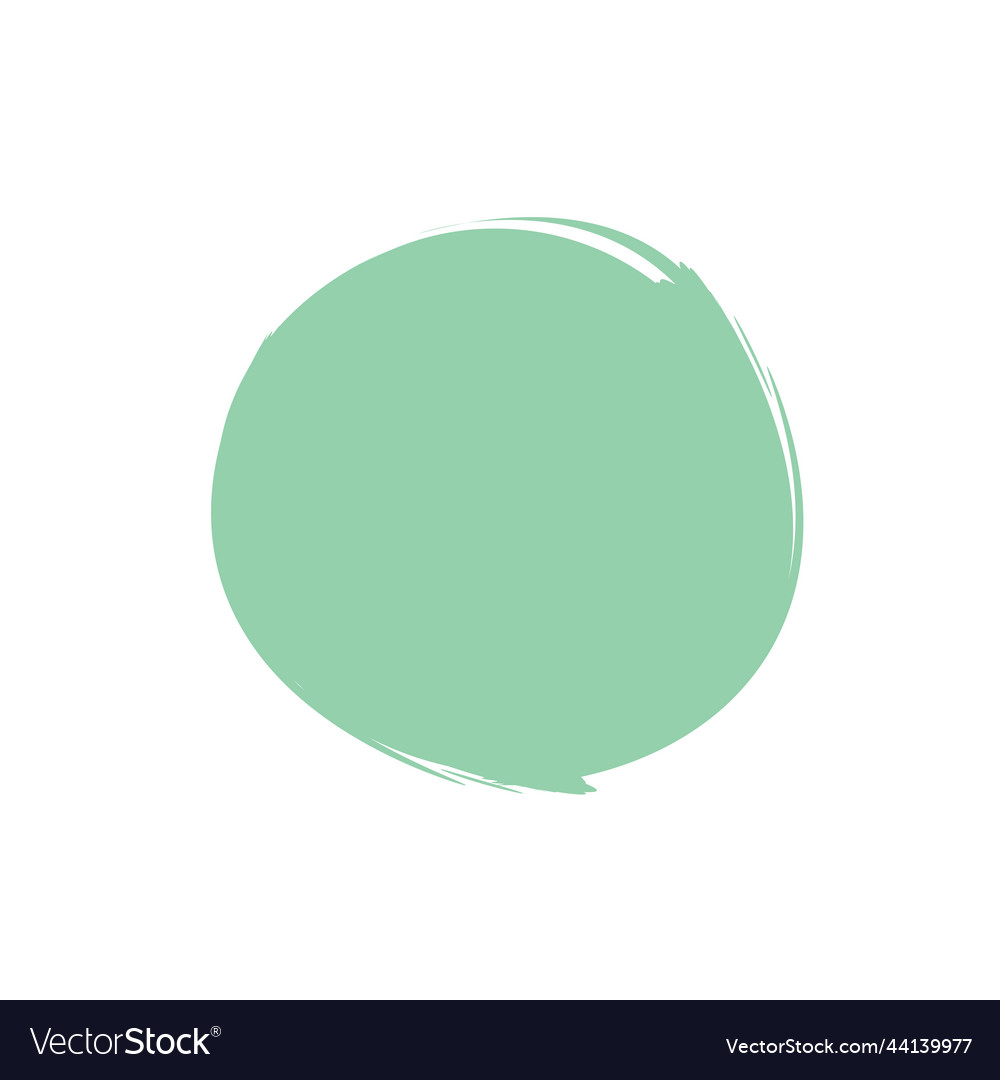 Color brush that has been painted into various vector image Color brush that has been painted into various