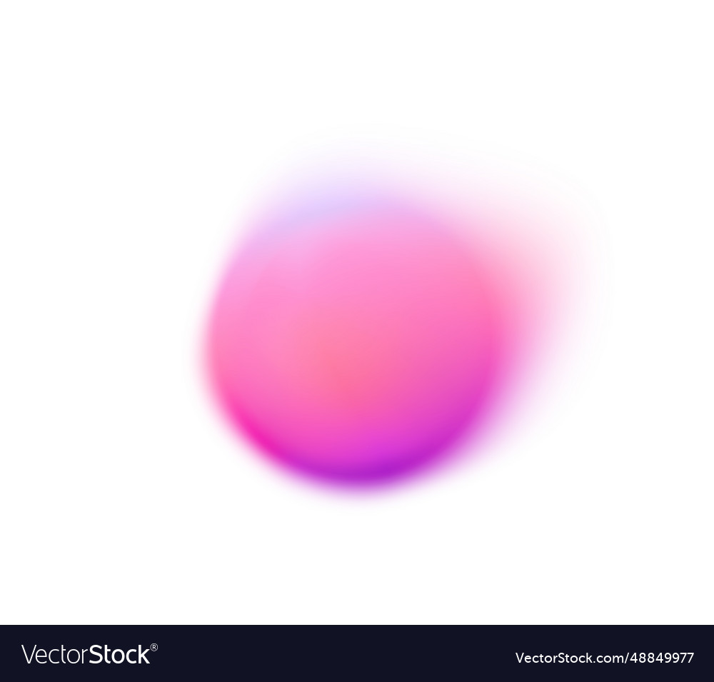 Color gradient round shape abstract vector image Color gradient round shape abstract