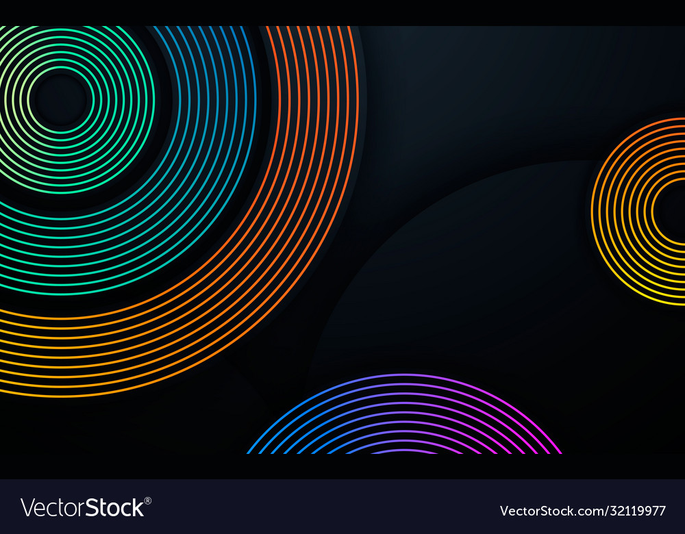 Dark abstract modern background colorful gradient Vector Image Dark abstract modern background colorful gradient