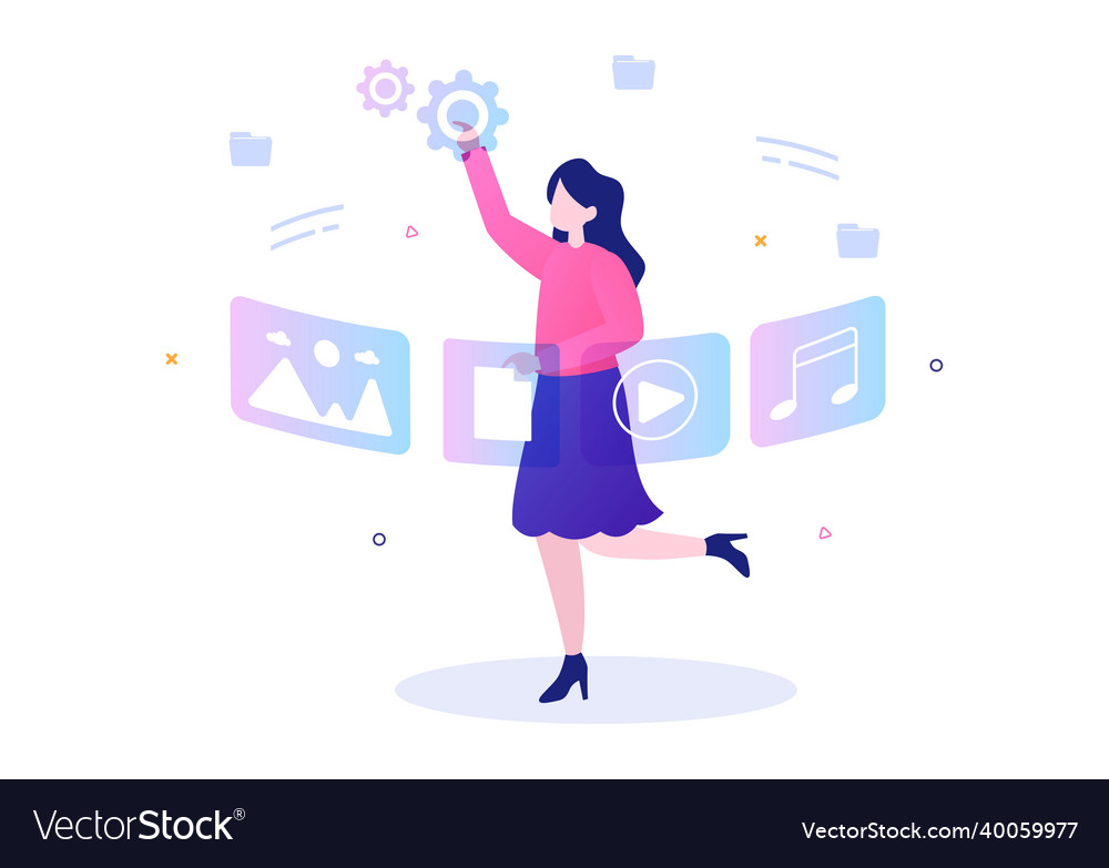 File management system and information vector image File management system and information