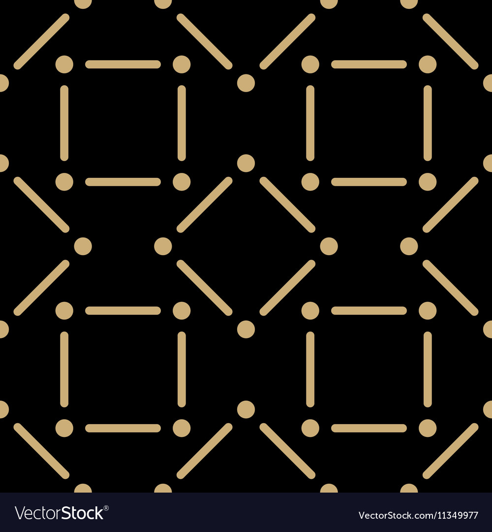 Golden line pattern on dark background