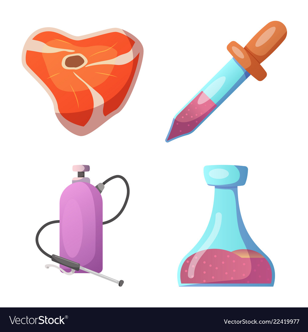Isolated object of and icon set ve vector image Isolated object of and icon set ve