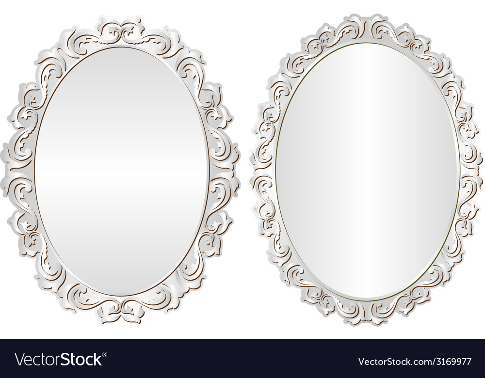 Silver frames Royalty Free Vector Image VectorStock