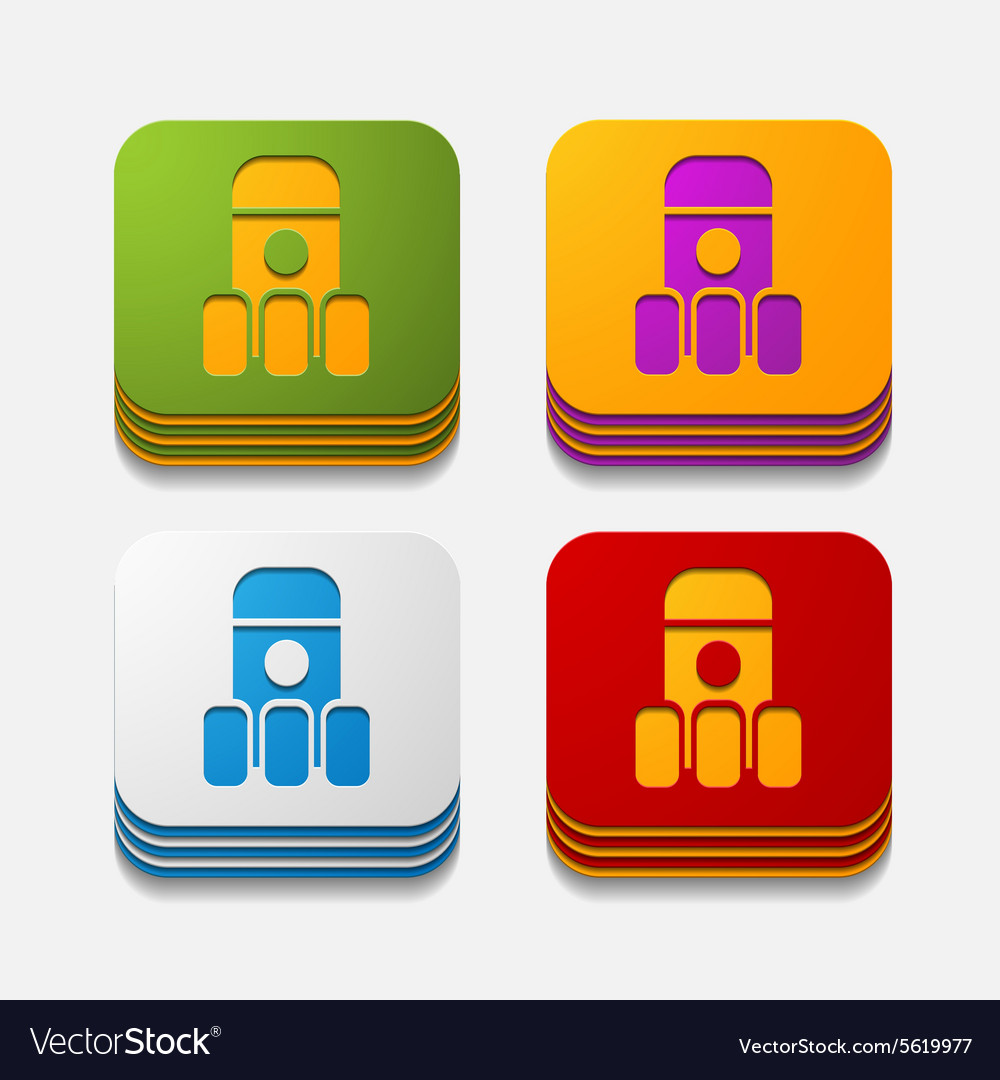 Square button rocket
