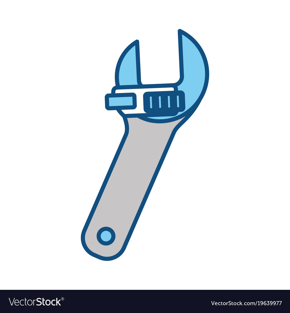 Wrench tool isolated