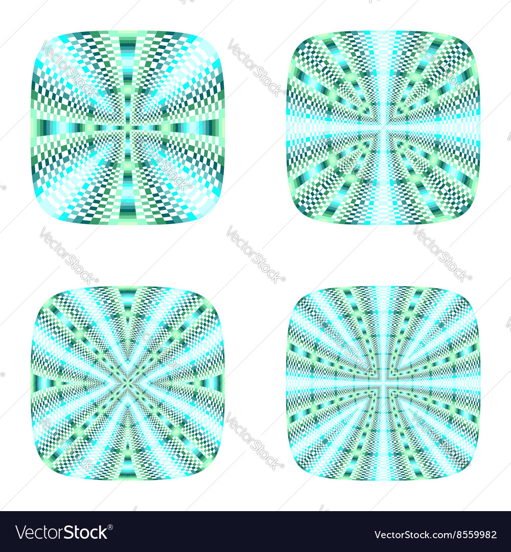 A set of design square elements