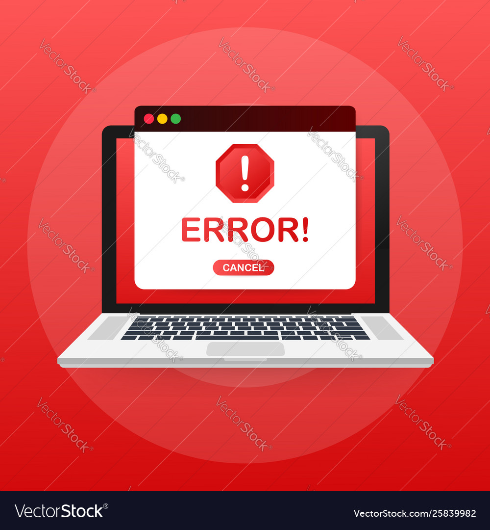 Operating System Error Warning
