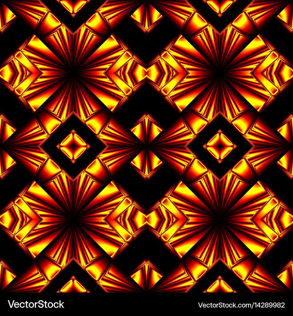 Seamless pattern in colors of fire Royalty Free Vector Image