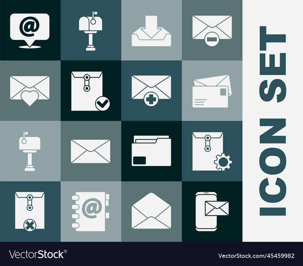 Set mobile and envelope setting