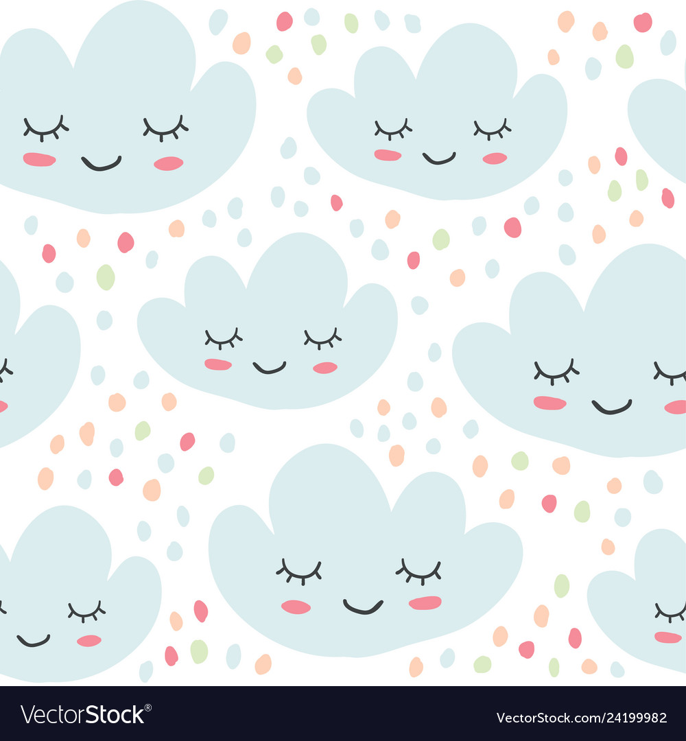 Smiling Cloud Pattern