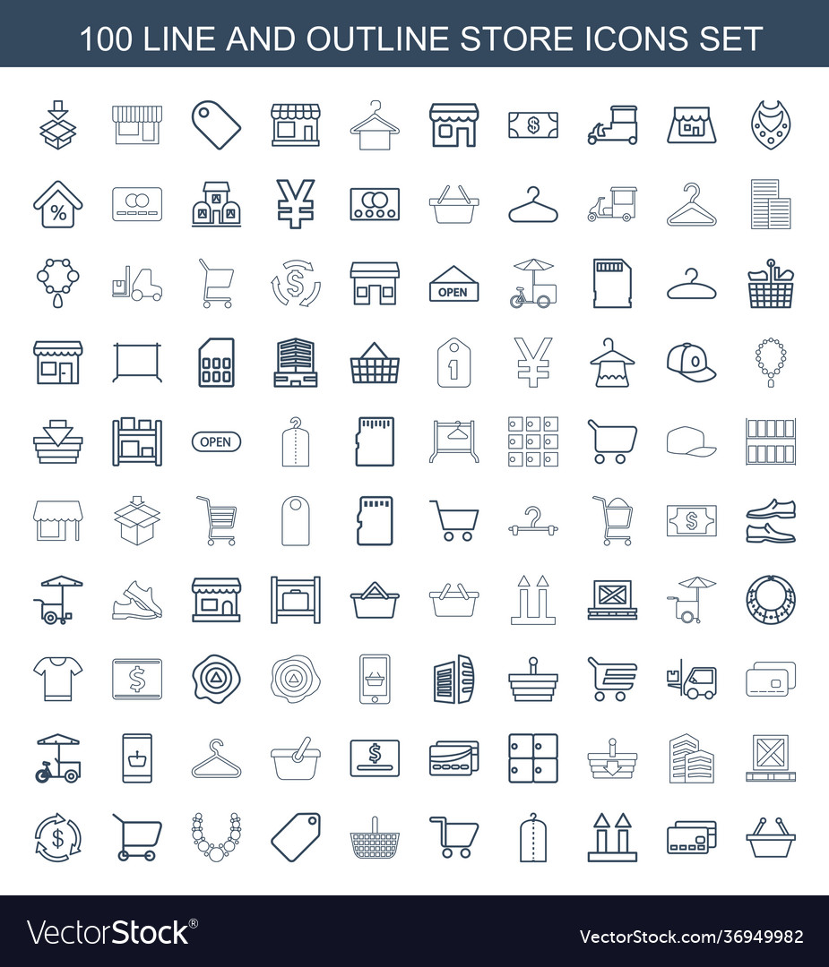 Store icons