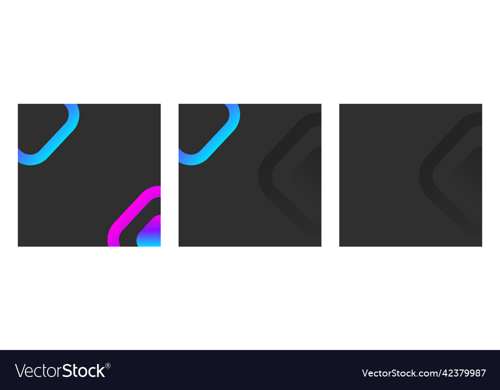 A set of templates for social networks website