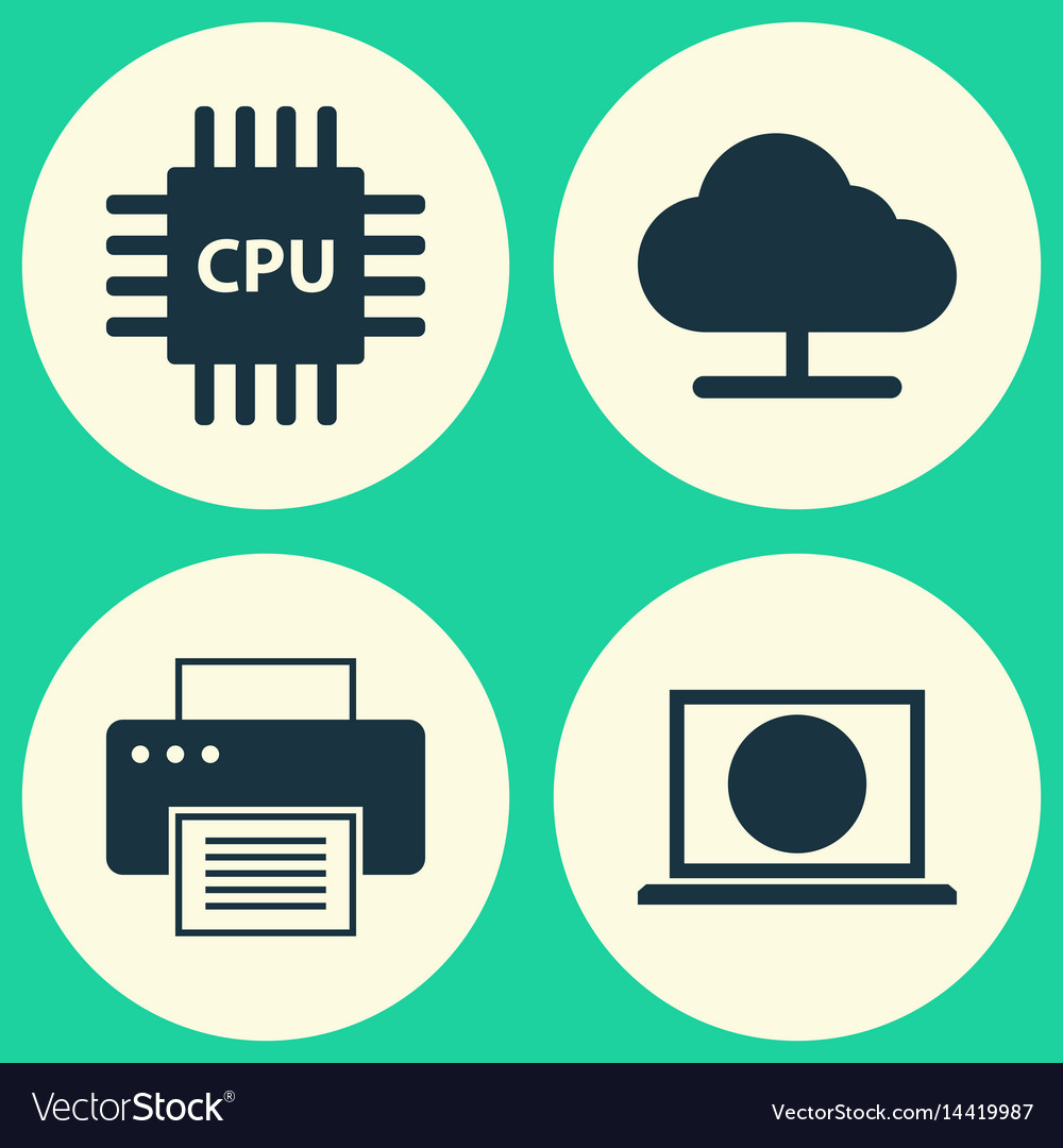 Computer-Symbole Set Sammlung von Baum Web