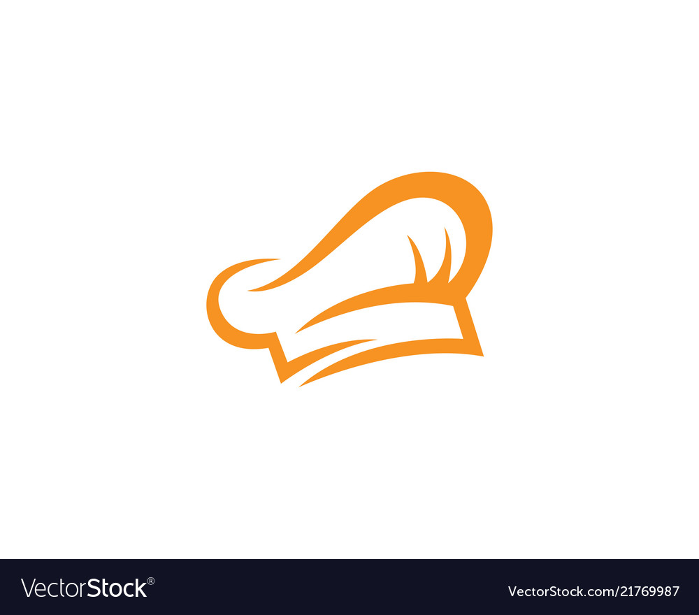 hat chef logo and symbols template royalty free vector image