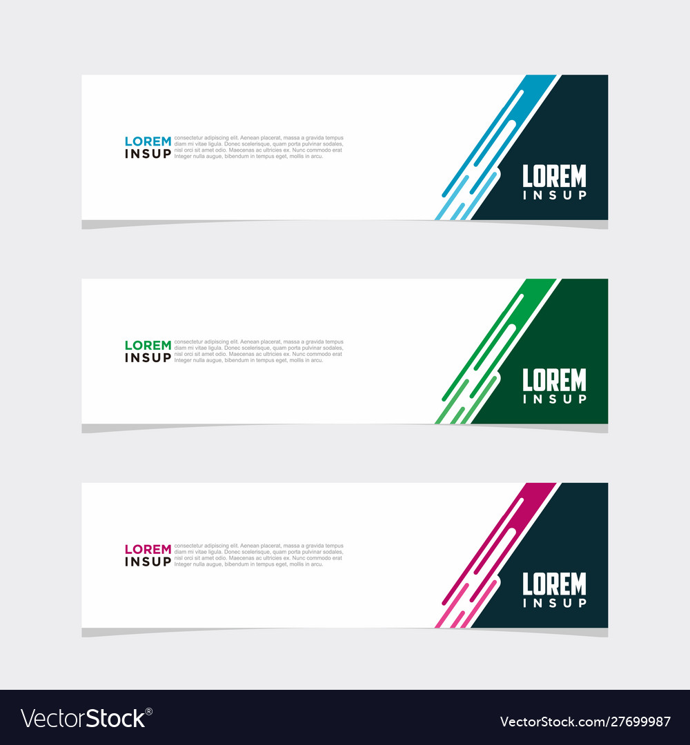 Modern banner web background abstract design