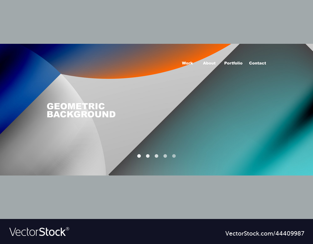 Overlapping circles abstract background template