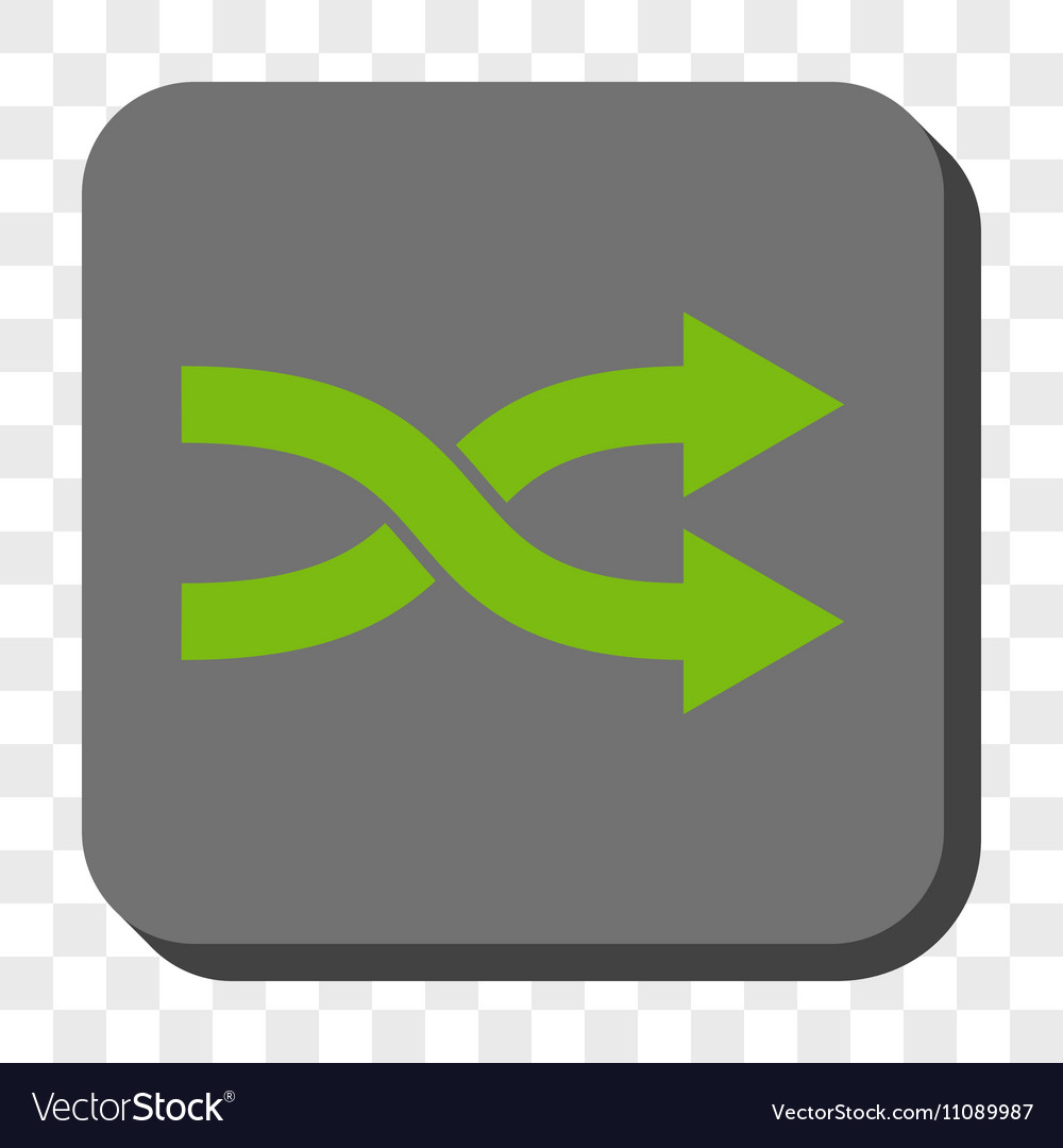 Shuffle arrows right rounded square button