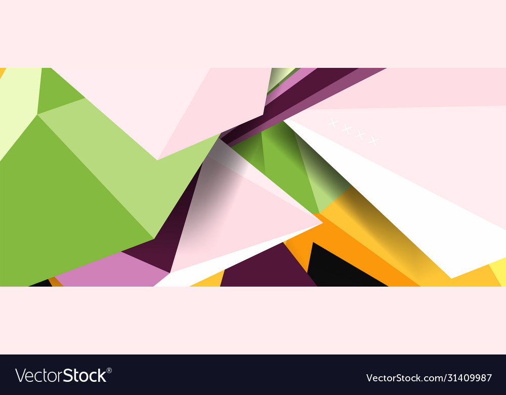 Trendy simple triangle abstract background Vector Image Trendy simple triangle abstract background
