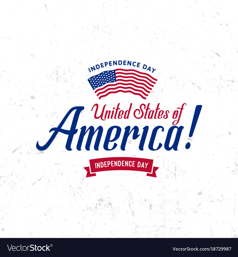 United states of north america logo vintage