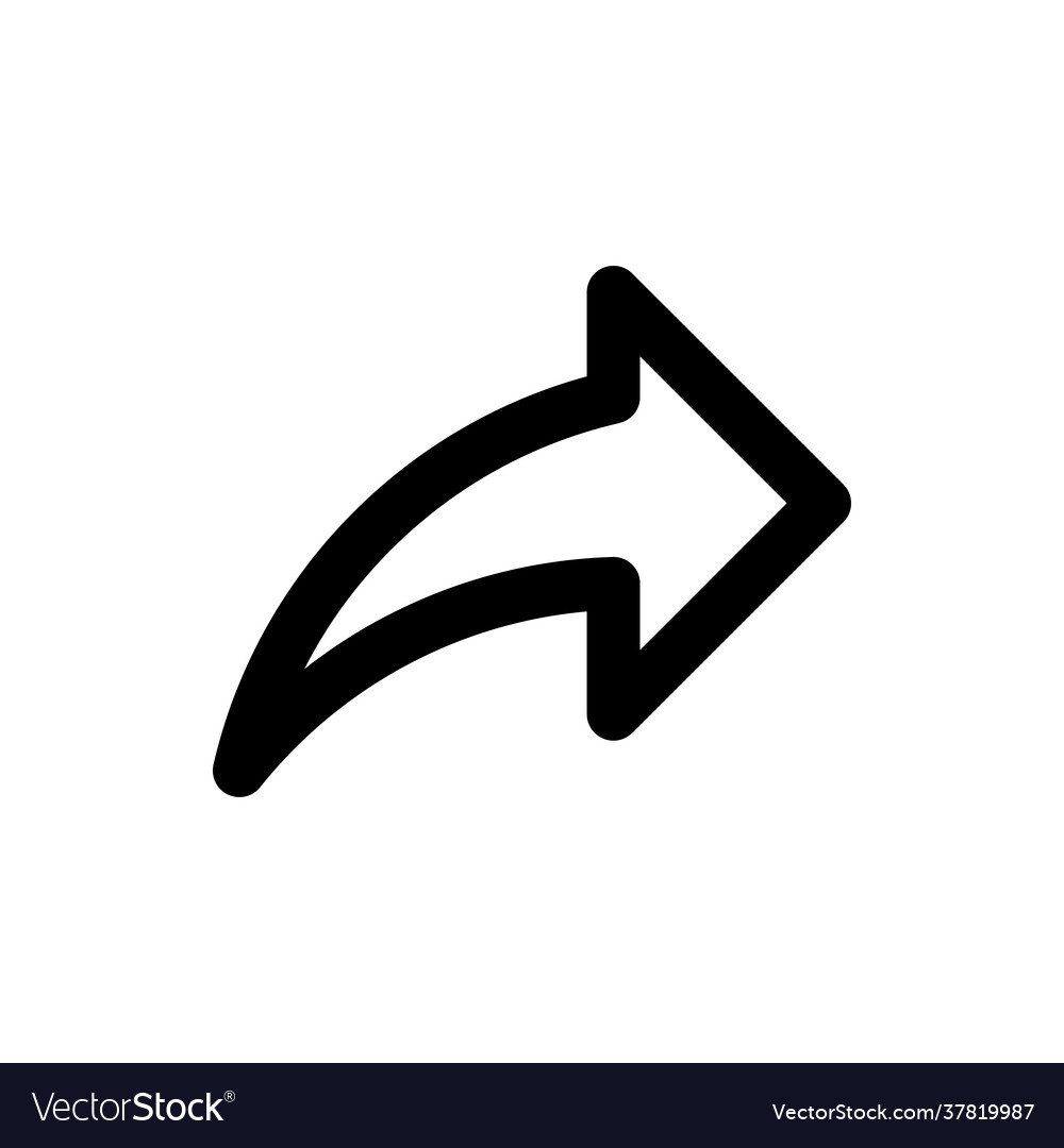 Wide arrow to right simple web or mobile