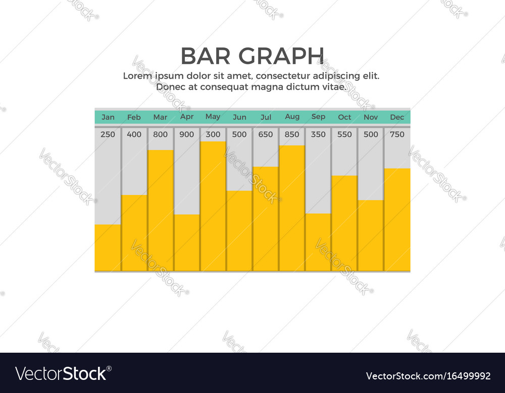 Bargraph Infografik Element