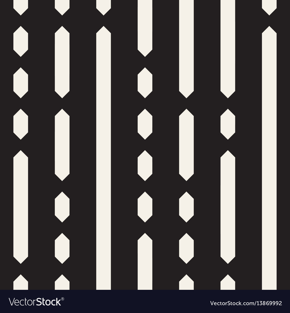 Black and white irregular dashed lines pattern