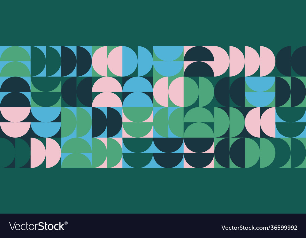 Circular abstract pattern design vector image Circular abstract pattern design