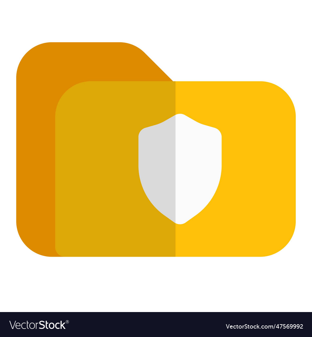Folder encrypted for data protection