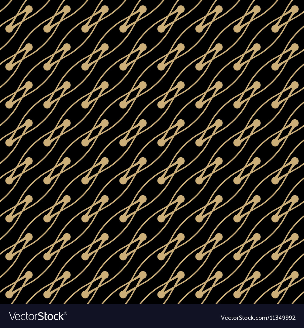 Golden line pattern on dark background