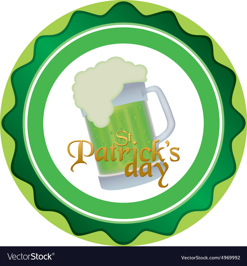 Isolated label with text and a traditional element