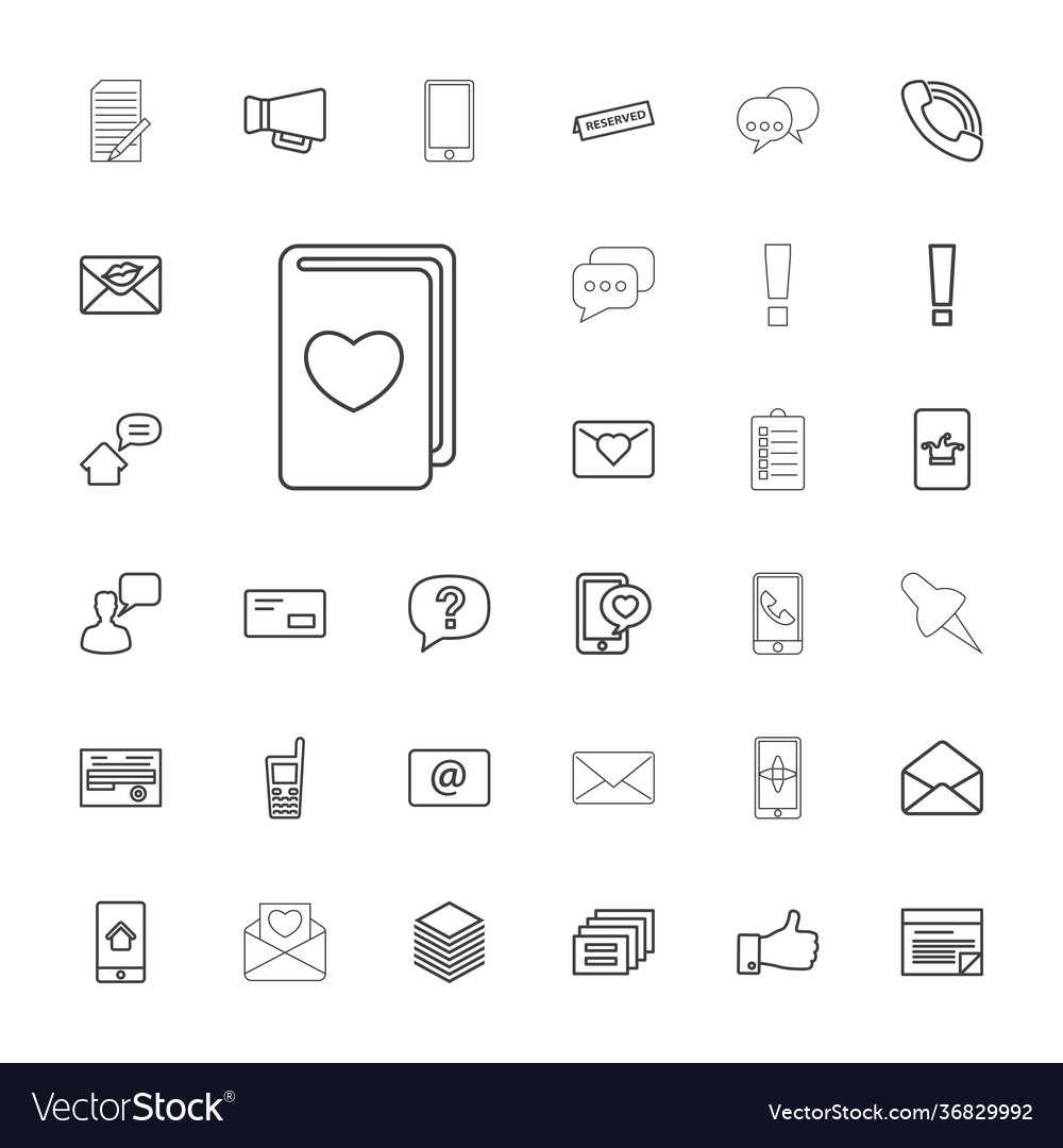 Message icons