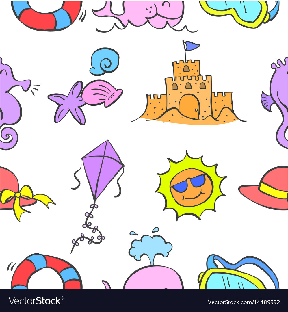 Pattern summer element style collection