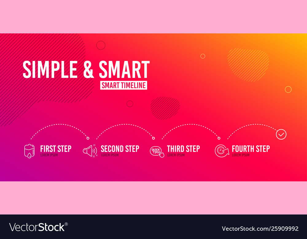 Quick tips drop counter and loud sound icons set vector image Quick tips drop counter and loud sound icons set