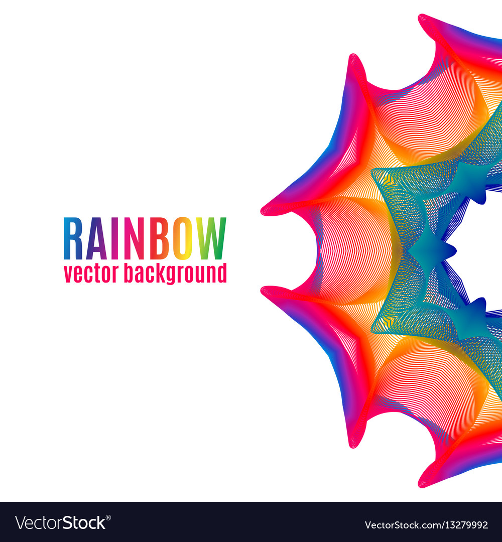 Rainbow star background