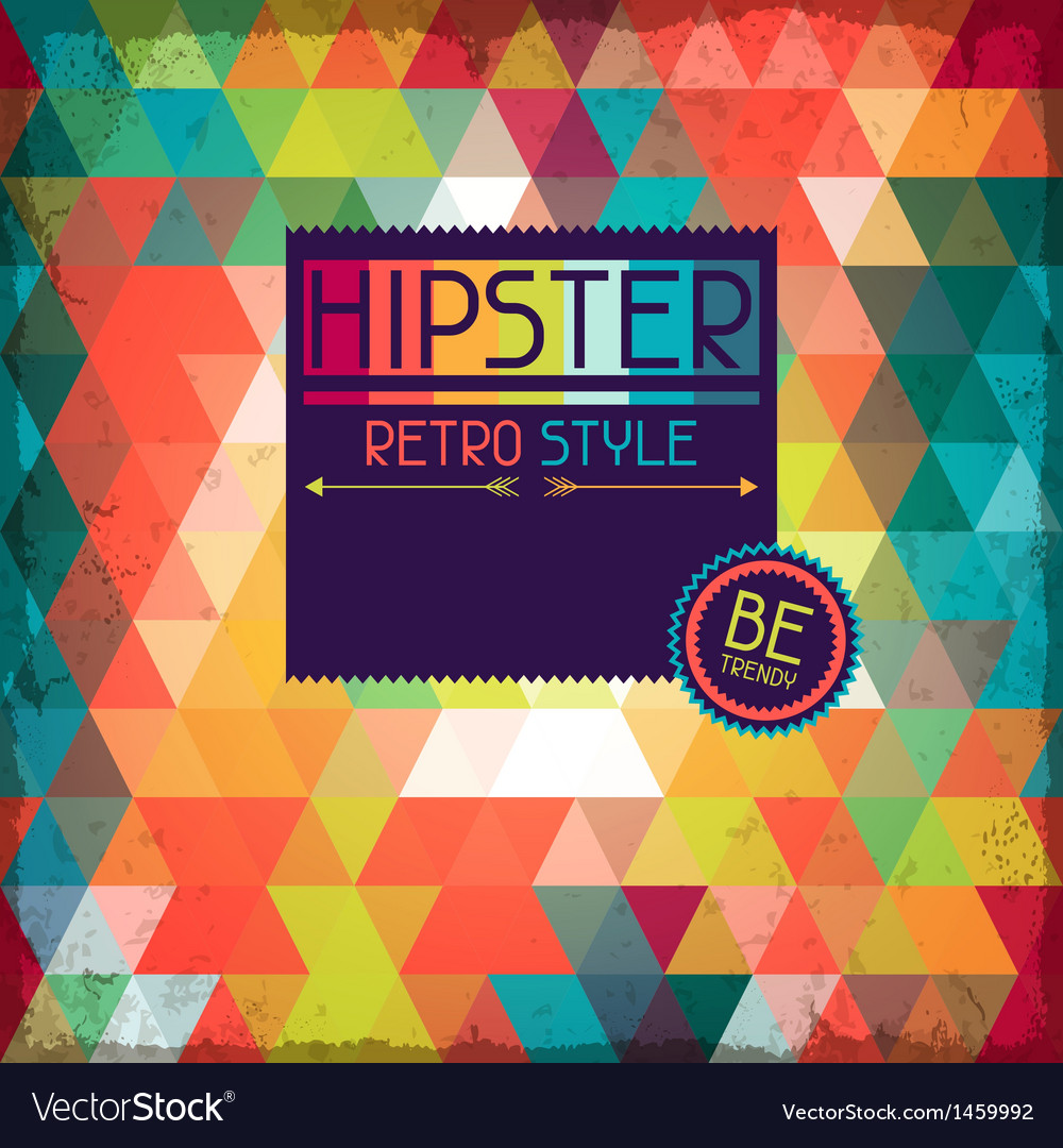 Retro Geometric Pattern Background