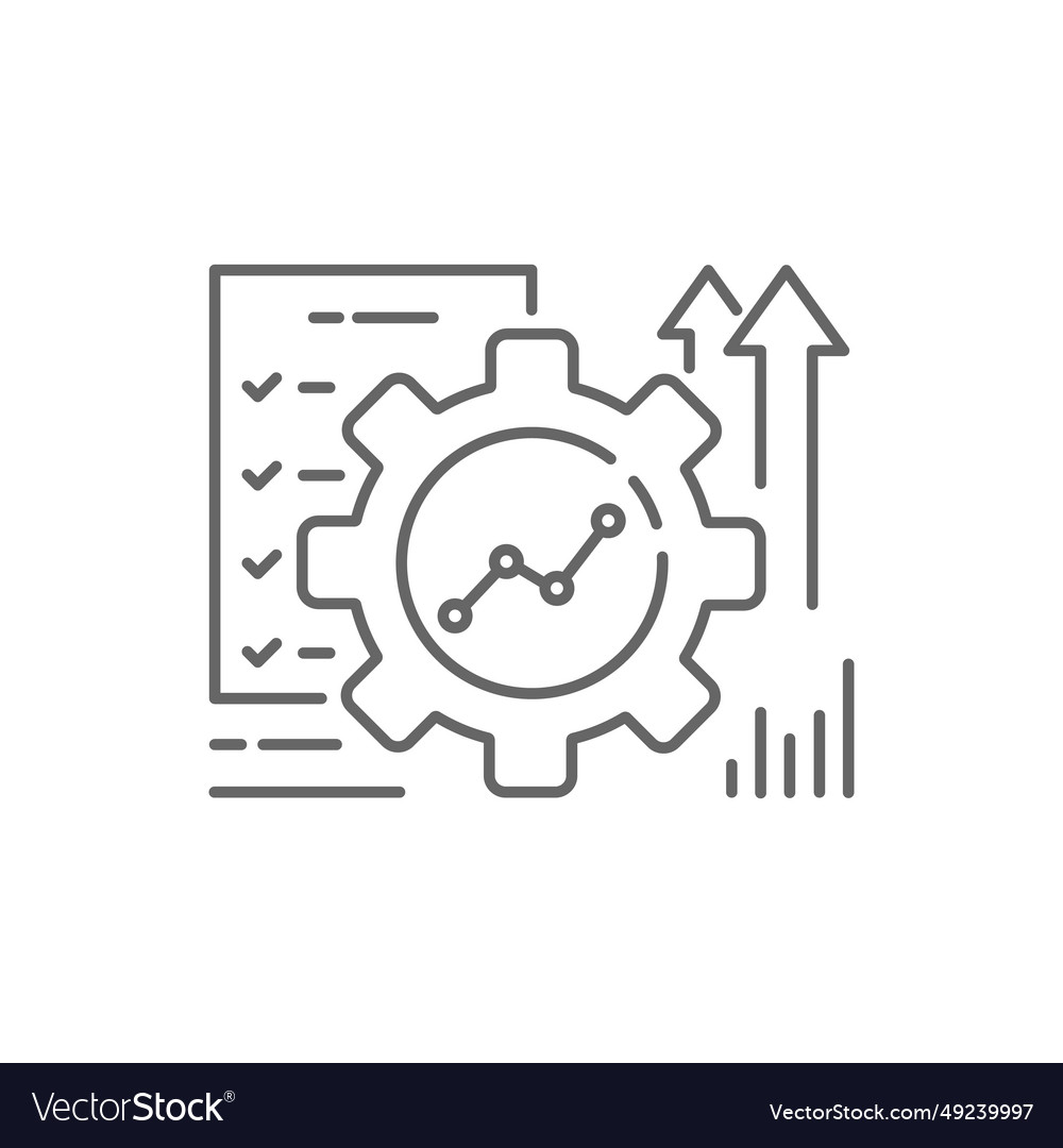 Eps10 of an automation icon Royalty Free Vector Image