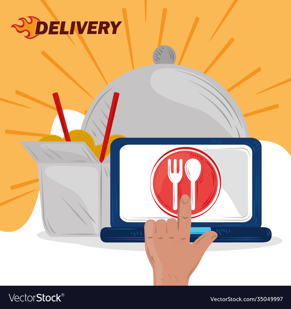 Fast delivery online service restaurant food