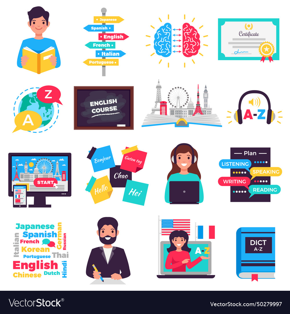 Foreign language training set