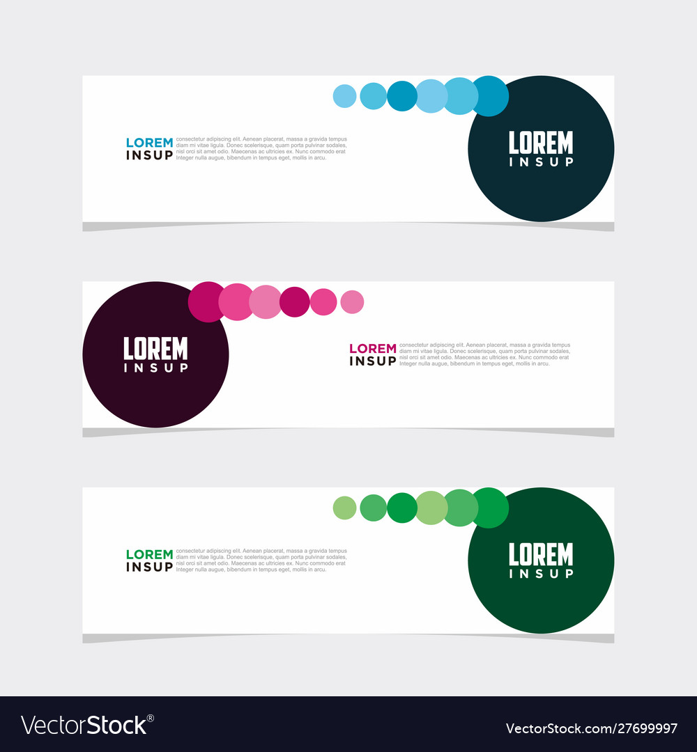 Modern banner web background abstract design