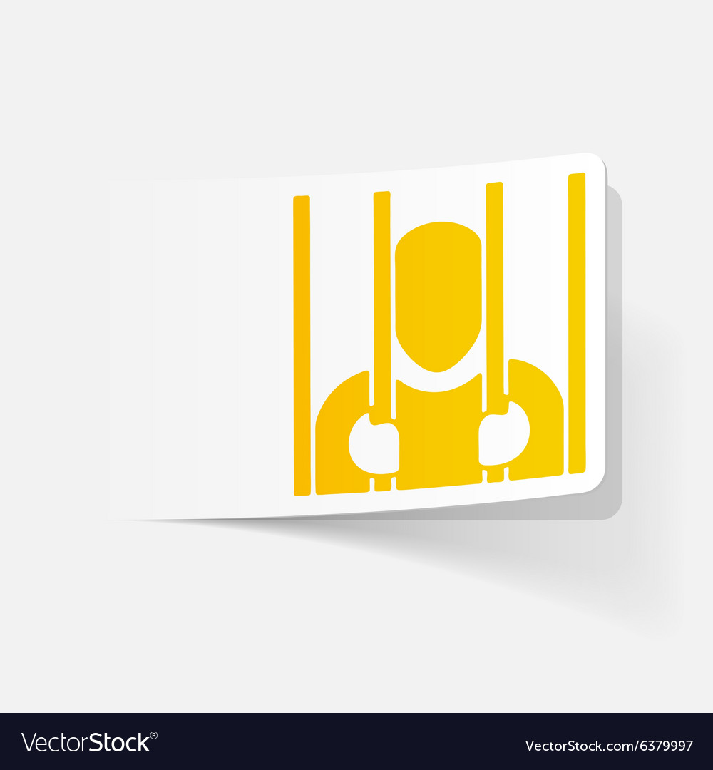 Realistic design element prisoner