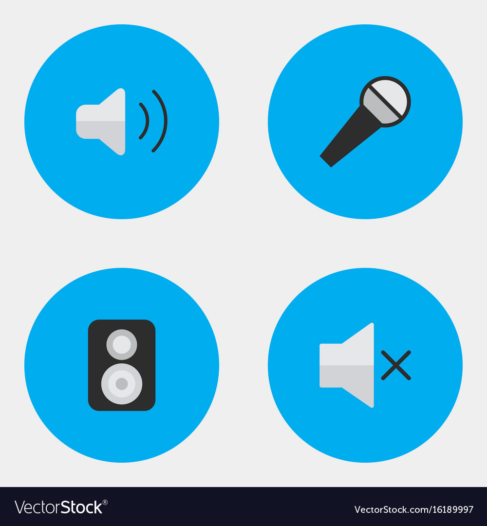 Set of simple icons element