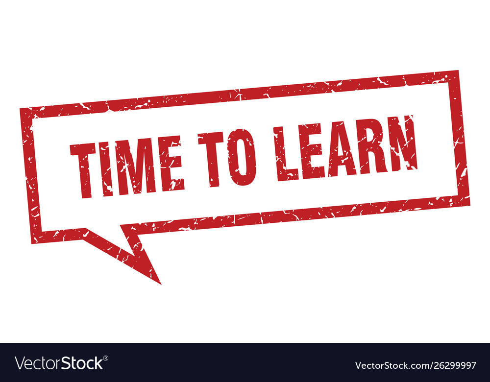 Time to learn sign square speech