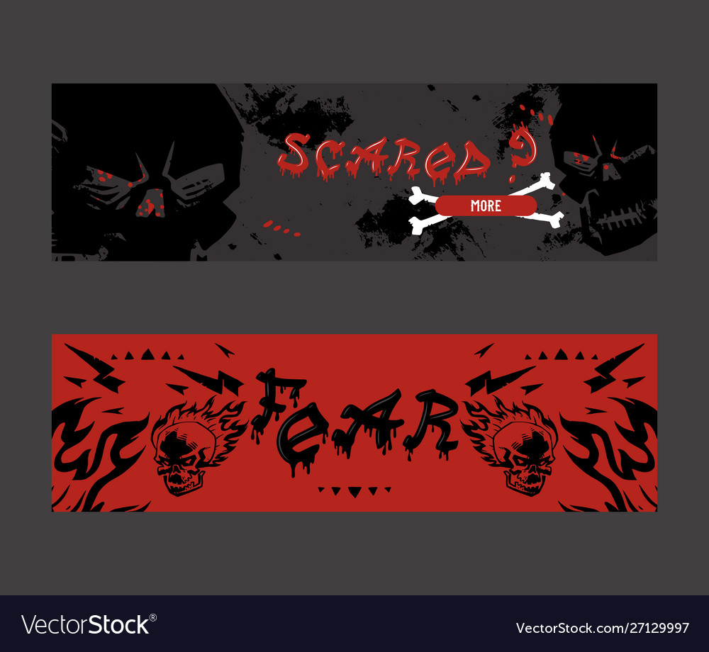 Underground rock club business website banner Vector Image Underground rock club business website banner