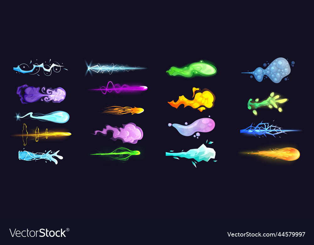 Vfx gun effect Royalty Free Vector Image - VectorStock