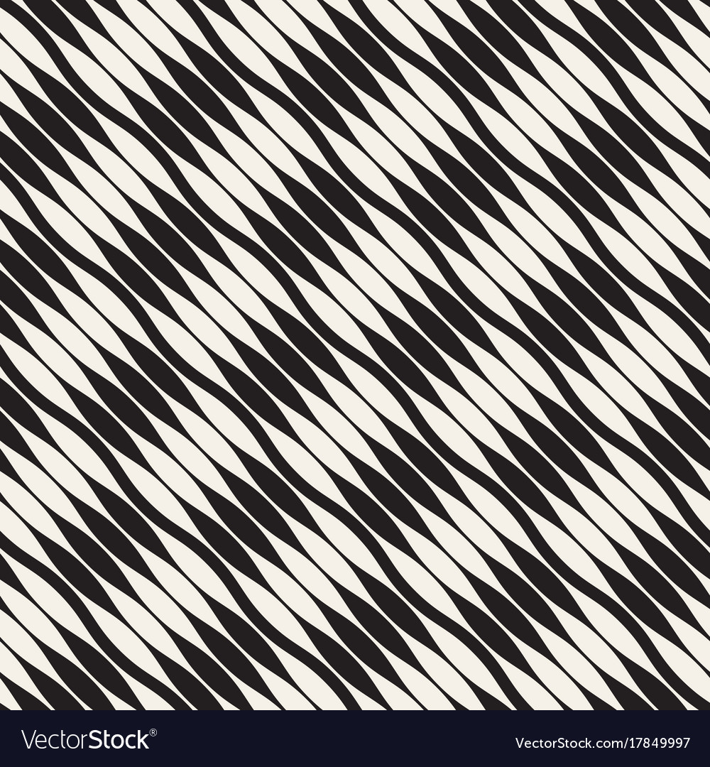 Wavy stripes seamless pattern retro